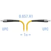 Патчкорд оптический SNR-PC-FC/UPC-A SM -1метр Патчкорд оптический SNR-PC-FC/UPC-A SM -1метр